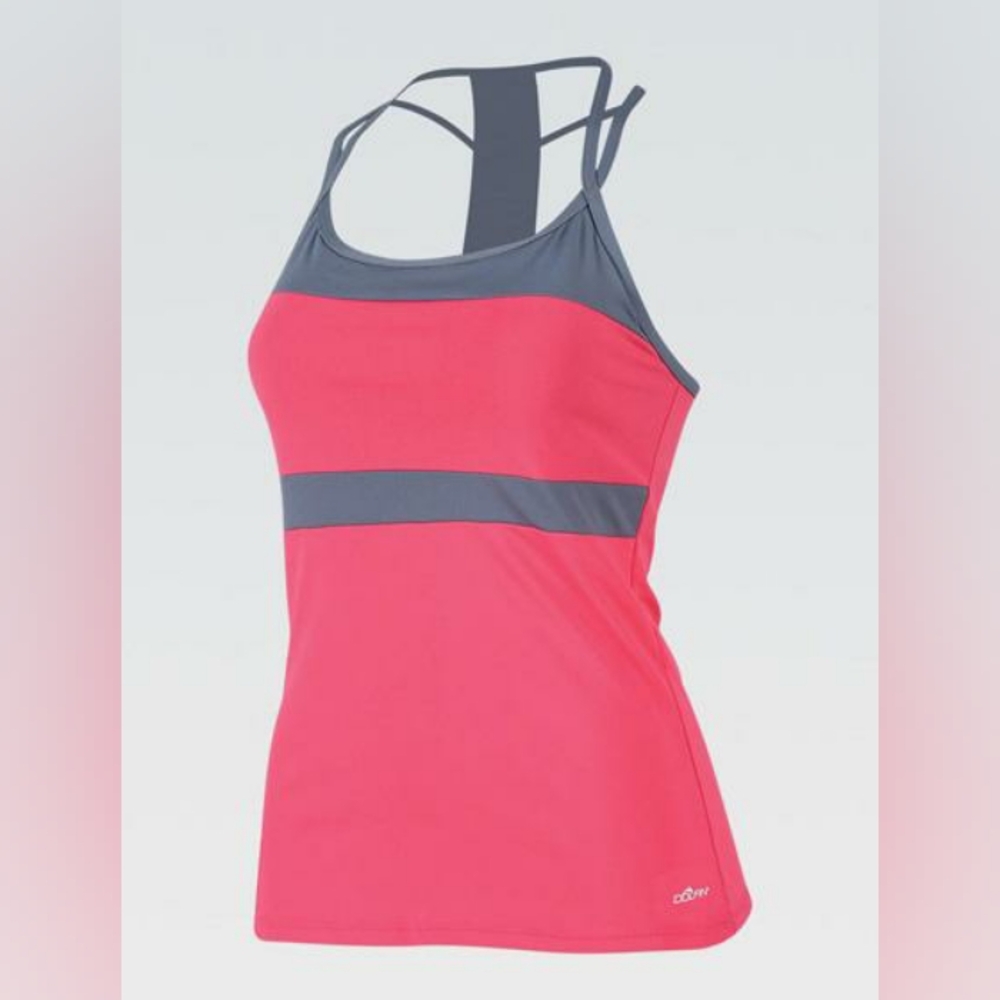 Dolfin Pink and Gray One Piece Swimwear